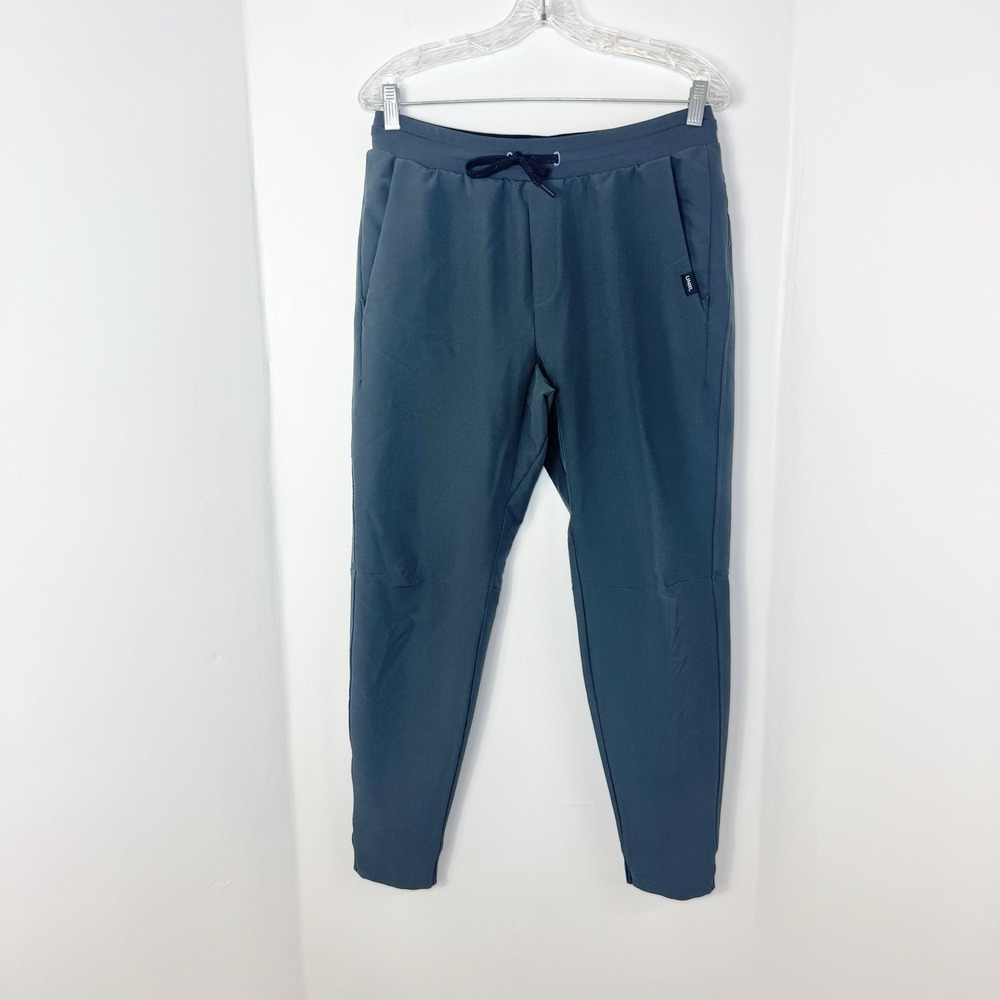 UNRL Performance Jogger Pants Mens M Gray Drawstring Stretch Athletic Tapered